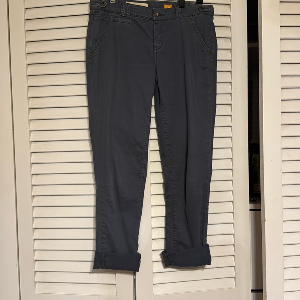 Anthropologie blue loose fitting pants